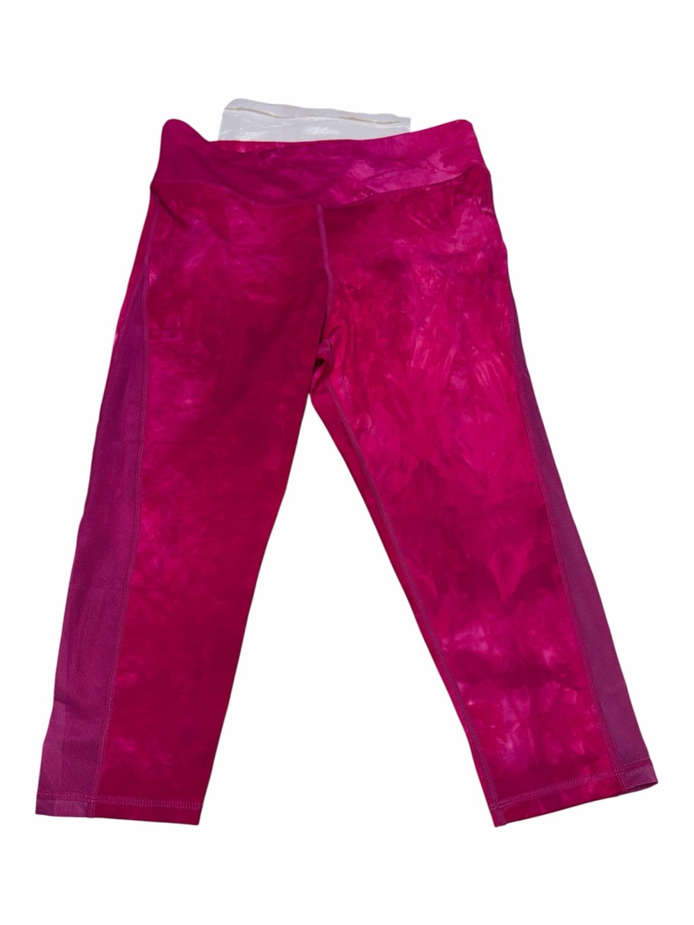 ZYIA Active Women’s 14 Fuchsia Hendrix Mesh Light N Tight High Rise Capri NWT